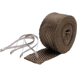 DEI Exhaust Wrap Kit - Pipe Wrap and Locking Tie - Titanium - 10123