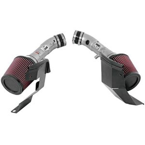 K&N 07-08 G35 Dual Silver Typhoon Short Ram Intakes - 69-7082TS