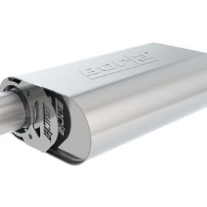 Borla CrateMuffler SBC Hot 350/383 3inch Offset/Offset 14in x 4.35in x 9in Oval Muffler - 400841