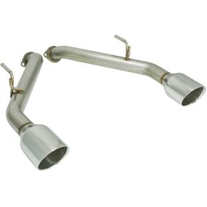 Remark 2014+ Infiniti Q50 Axle Back Exhaust w/Stainless Steel Double Wall Tip - RO-TSQ5-D