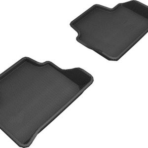 3D MAXpider 2019-2020 BMW 3 Series (G20) Kagu 2nd Row Floormats - Black - L1BM10321509