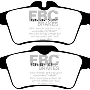 EBC 08-10 Chevrolet Cobalt 2.0 Turbo (SS) Yellowstuff Rear Brake Pads - DP41749R