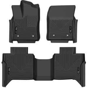 Husky Liners 2022 Toyota Tundra CrewMax X-ACT Front & 2nd Seat Floor Liner - Blk - 53798