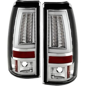 Spyder Chevy Silverado 1500/2500 03-06 Version 2 LED Tail Lights - Chrome ALT-YD-CS03V2-LED-C - 5081902