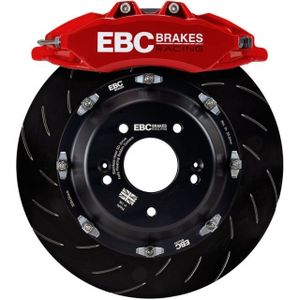 EBC Racing 00-06 BMW M3 (E46) Red Apollo-6 Calipers 355mm Rotors Front Big Brake Kit - BBK045RED-1