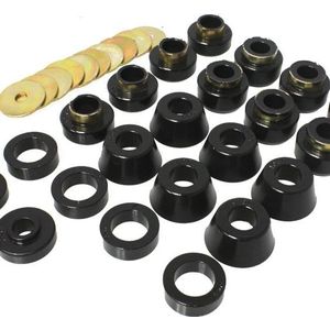Energy Suspension 87-96 Jeep Wrangler Black Body(cab) Mount Set - 2.4105G