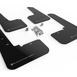 Rally Armor 20-25 Subaru Outback Black UR Mud Flap w/Silver Logo - MF66-UR-BLK/SIL
