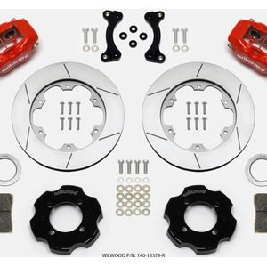 Wilwood Forged Dynalite Front Hat Kit 11.00in GT Rotor Red 95-05 Miata - 140-13379-R