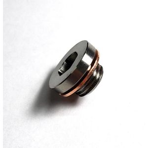 Stainless Bros M12x1.25 O2 Motorcycle Sensor Bung Plug w/ Copper Washer - 608-00700-0000