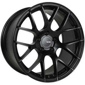 Enkei Raijin 18x8 45mm Offset 5x112 Bolt Pattern 72.6 Bore Diamter Matte Black Wheel - 467-880-4445BK