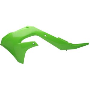 Cycra 21-23 Kawasaki KX250F Powerflow Radiator Shrouds - OEM Green - 1CYC-1871-72