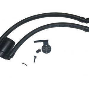 J&L 11-14 Ford F-150/Ford F-150 Raptor 6.2L Passenger Side Oil Separator 3.0 - Black Anodized - 3036P-B