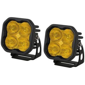 Diode Dynamics SS3 LED Pod Sport - Yellow SAE Fog Standard (Pair) - DD6126P