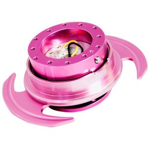 NRG Quick Release Kit Gen 3.0 - Pink Body / Pink Ring w/Handles - SRK-650PK