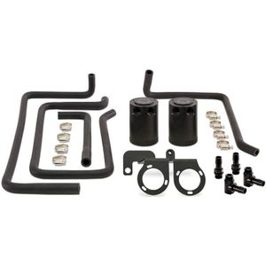 Mishimoto 09+ Nissan 370Z Direct Fit Baffled Oil Catch Can - Black - MMBCC-370Z-09PBE