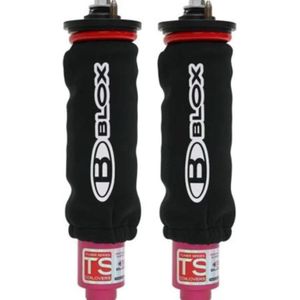 BLOX Racing Neoprene Coilover Covers - Black (Pair) - BXAP-00033-BK