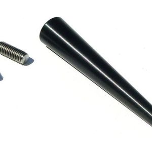 Torque Solution Black Billet Shorty Antenna: Audi / Volkswagen - TS-BA-BL15