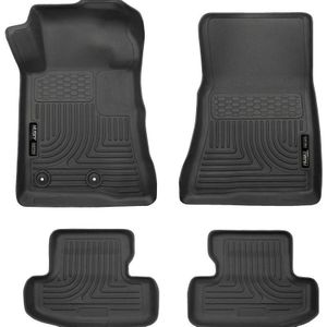 Husky Liners 15-22 Ford Mustang WeatherBeater Black Front & Second Seat Floor Liner - 99371
