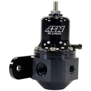 AEM High Capacity Universal Black Adjustable Fuel Pressure Regulator - 25-305BK