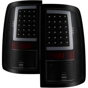xTune 13-18 Dodge Ram 1500 (LED Model Only) LED Tail Lights - Blk Smk (ALT-ON-DRAM13V2-LBLED-BSM) - 9041020