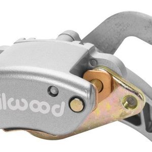 Wilwood Caliper-MC4 Mechanical-R/H - Silver No Logo 1.19in Piston .81in Disc - 120-12069