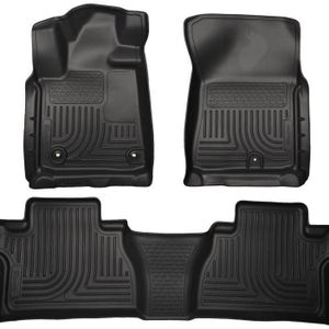 Husky Liners 14 Toyota Tundra Weatherbeater Black Front & 2nd Seat Floor Liners - 99581