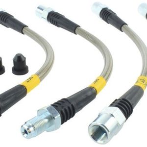 StopTech 87-91 BMW M3 / 89-4/91 325/328 Series (E30/E36) Rear Stainless Steel Brake Line Kit - 950.34510