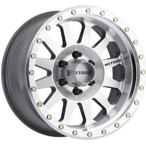Method MR304 Double Standard 17x8.5 0mm Offset 6x135 94mm CB Machined/Clear Coat Wheel - MR30478516300