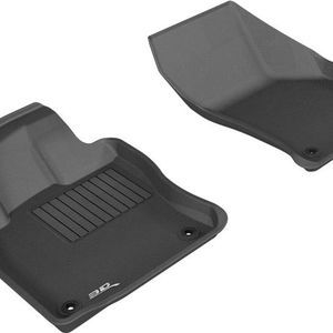3D MAXpider 2015-2018 Volkswagen Golf Kagu 1st Row Floormat - Black - L1VW05011509