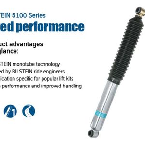 Bilstein 5100 Series 14 Chevy Silverado 1500 / 14 GMC Sierra 1500  Rear 46mm Monotube Shock Absorber - 33-238319