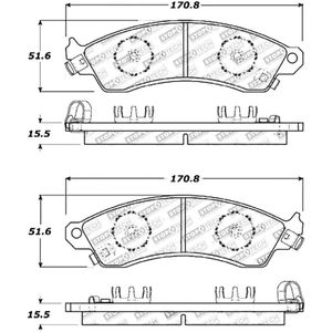 StopTech Street Touring Brake Pads - 308.04120