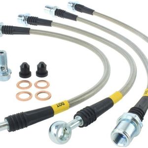 StopTech Toyota 08-10 Land Cruiser/07-11 Tundra Rear Stainless Steel Brake Line Kit - 950.44519