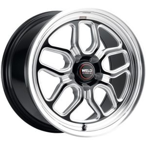 Weld Racing 17x10 Laguna Drag 5x112 ET40 BS7.1 Gloss BLK MIL DIA 78.1 - S15270045P40