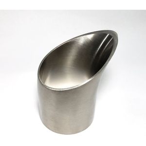 Ticon Industries SS304 2.5in Teardrop Exhaust Tip - Sequence Manufacturing - 903-03631-1000