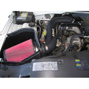 Airaid 04-05 GM 2500/3500 Pickup / 6.6L DSL MXP Intake System w/ Tube (Oiled / Red Media) - 200-229