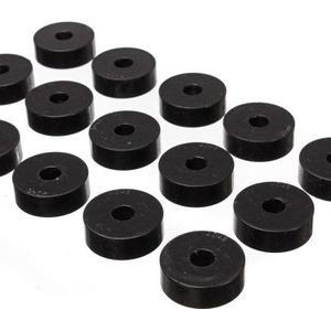 Energy Suspension 55-73 Jeep CJ5/CJ7/CJ8 Scrambler Black Body (Cab) Mount Set - 2.4101G