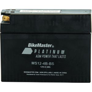 BikeMaster AGM accu - MS12-4B-BS - 780749