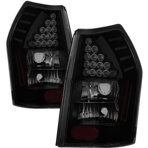 xTune Dodge Magnum 05-08 LED Tail Lights - Black Smoked ALT-JH-DMAG05-LED-BSM - 9036576