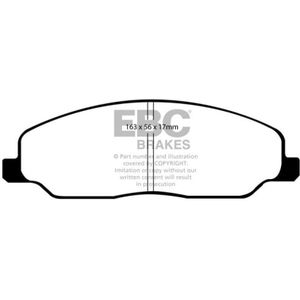 EBC 05-10 Ford Mustang 4.0 Bluestuff Front Brake Pads - DP51740NDX