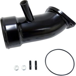 Wehrli 17-19 Chevrolet 6.6L L5P Duramax 3.5in Intake Horn w/PCV Port - Gloss Black - WCF100721-GB