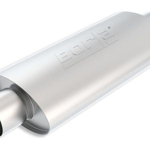 Borla XR-1 Racing Sportsman 3.5in. Outlet / 3.5in Inlet Oval Muffler - 40945
