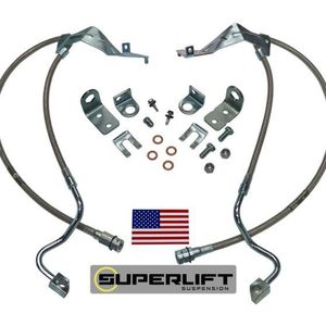 Superlift 05-07 Ford F-250/F-350 w/ 4-8in Lift Kit (Pair) Bullet Proof Brake Hoses - 91520