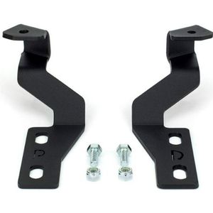 Cali Raised 14-21 Toyota Tundra Low Profile Ditch Light Brackets Kit - Brackets Only - CR2351