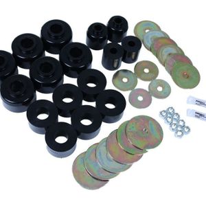 Energy Suspension 03-09 Toyota 4Runner/GX470 / 07-14 FJ Cruiser Black Body Mount Bushing Set - 8.4114G