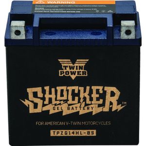 Twin Power YTX-14L Shocker Gel Battery Replaces H-D 65958-04 220 CCA - 781232