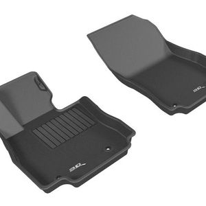 3D MAXpider 2016-2020 Toyota/Scion Yaris/Yaris Ia/Ia Kagu 1st Row Floormat - Black - L1MZ04811509