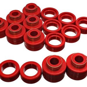 Energy Suspension Chevy Xtra Cab 2&4Wd Body Mts - Red - 3.4122R
