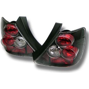 Spyder Honda Civic Si 03-05 Hatchback 3DR Euro Style Tail Lights Black ALT-YD-HC03-3D-BK - 5004437