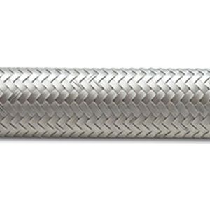 Vibrant SS Braided Flex Hose -10 AN 0.56in ID (50 foot roll) - 11949