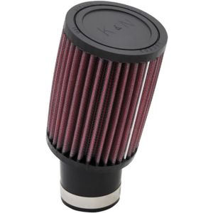 K&N Filter Universal Rubber Filter - Round Straight - Angled Flange for 81-82 Honda ATC250R 250 - RU-1780